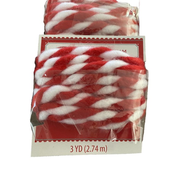 26-Pc Lot Asstd Christmas Gift Wrap Ribbon,‎ Trim, Craft Tape, Cord, Twine Decor - Picture 4 of 8